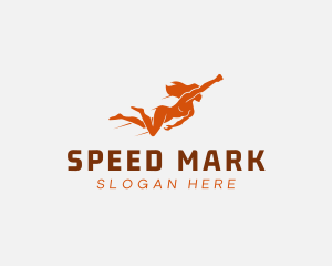 Super Woman Speed logo design