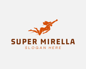 Super Woman Speed logo design