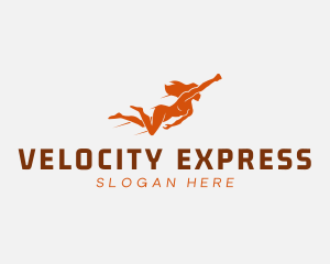 Speed - Super Woman Speed logo design