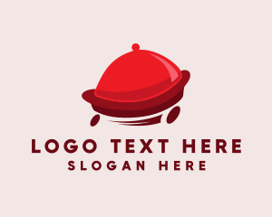 Gourmet - Restaurant Food Tray logo design