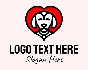 Happy Dog Heart  Logo