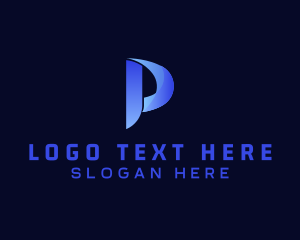 Branding - Modern Business Letter P logo design