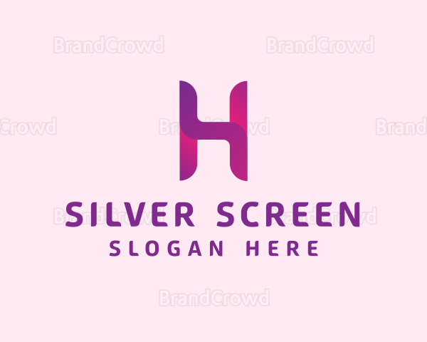 Music Streaming Letter H Logo