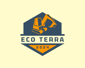 Earthwork - Mining Industrial Excavator logo design