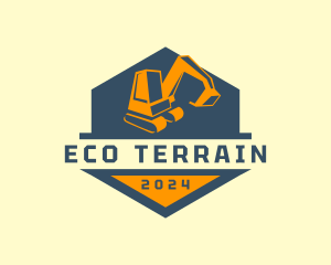 Earthwork - Mining Industrial Excavator logo design