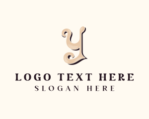 Letter Y - Stylish Feminine Salon logo design