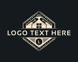 Hammer - Builder Construction Carpentry logo design