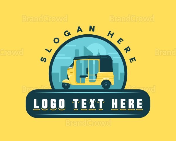 Electric Tricycle Delivery Logo