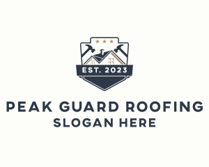 Roofing Home Repair logo design