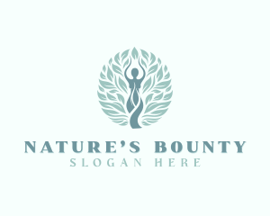 Organic Nature Wellness logo design