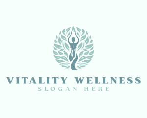 Organic Nature Wellness logo design