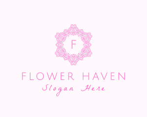 Botanical Flower Arrangement logo design