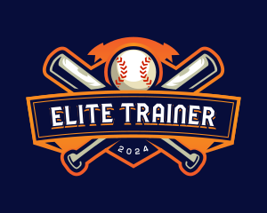 Sport Baseball Bat logo design