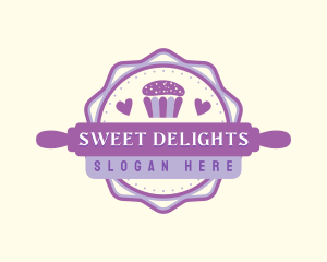 Cupcake Bakery Pastry logo design