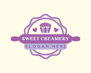 Cupcake Bakery Pastry logo design