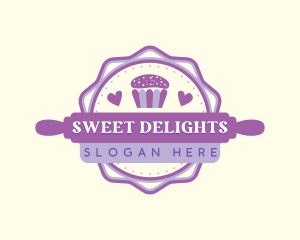 Cupcake Bakery Pastry logo design