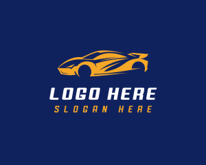 Auto Driving Sports Car Logo