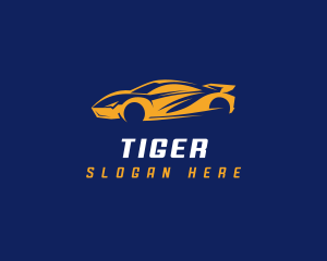 Sports Car - Auto Driving Sports Car logo design