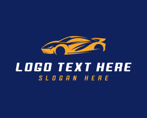 Auto Driving Sports Car Logo