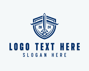 Shipping - Aviation Plane Pilot logo design