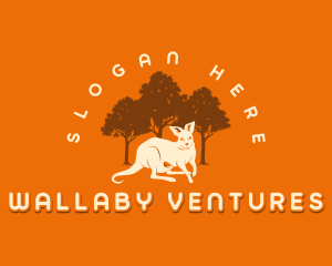 Wallaby Marsupial Sanctuary logo design