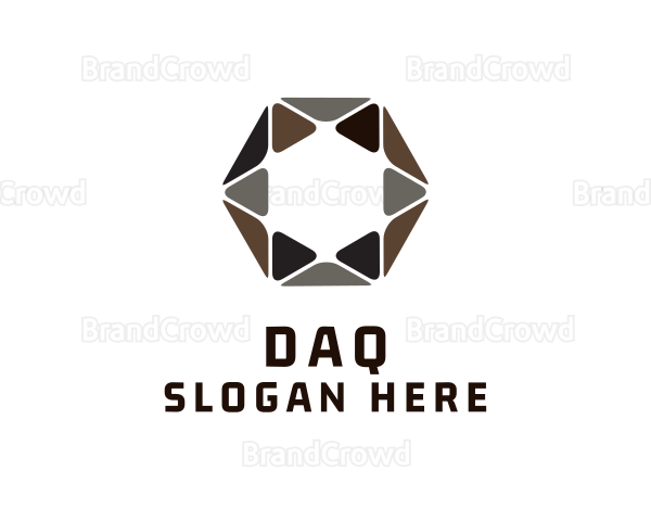 Hexagon Star Decor Logo