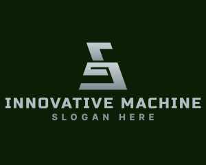 Machine - Steel Construction Machine logo design