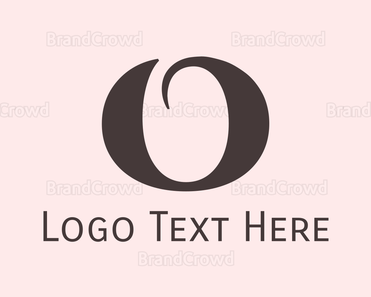 round elegant letter o logo brandcrowd logo maker round elegant letter o logo