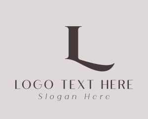 Initial - Round Elegant Lettermark logo design