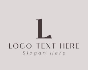 Initial - Elegant Cosmetics Beauty logo design