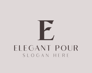 Elegant Wellness Beauty logo design