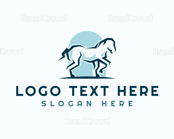 Horse Equine Animal Logo