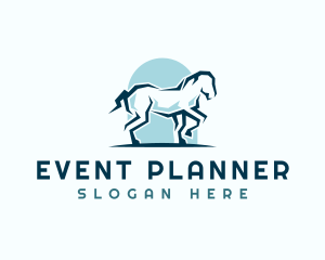 Pony - Horse Equine Animal logo design