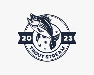 Trout - Tuna Fish Fisheries logo design