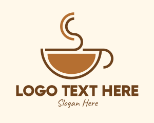 Creme - Espresso Coffee Cup logo design