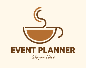 Hot Coffee - Espresso Coffee Cup logo design