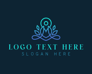 Lifestyle - Wellness Yoga Meditation logo design