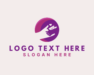 Helping Hand - Parenting Humanitarian Charity logo design