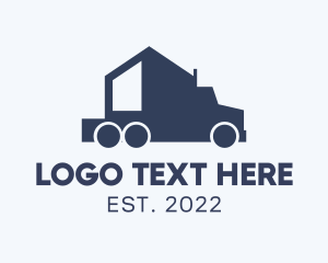 Home Cleaning - Tiny House Trailer Travel logo design