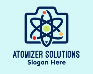 Atomic Camera Shutter logo design