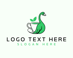 Tea - Organic Tea Swan logo design