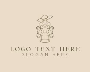 Stitch - Fashion Mannequin Tailor logo design