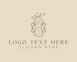 Mannequin - Fashion Mannequin Tailor logo design