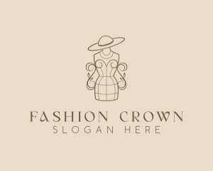 Fashion Mannequin Tailor logo design