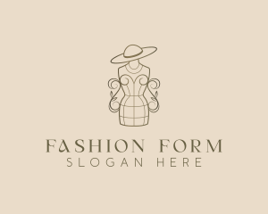 Fashion Mannequin Tailor logo design