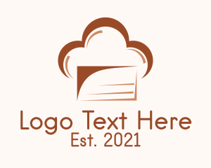 Food Blog - Chefs Hat Cake logo design