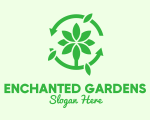 Green Plant Cycle logo design