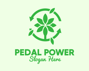 Green Plant Cycle logo design