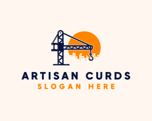 Crane Building Construction logo design