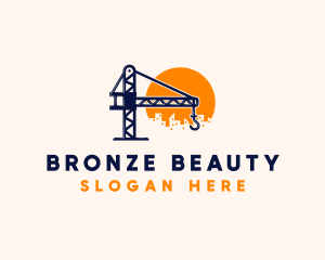 Crane Building Construction logo design